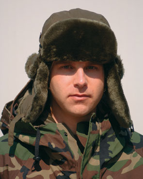 Piloten-Pelzmütze MA1 oliv Piloten-Pelzmütze MA1 oliv